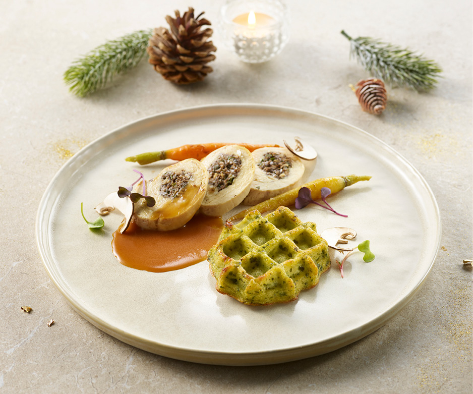 Vegetable waffle